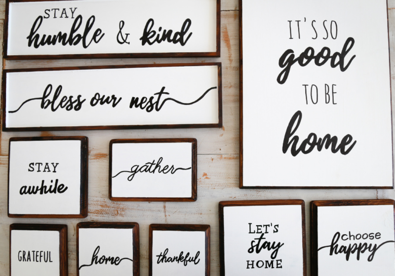 farmhouse wood signs, farmhouse signs and introducing simply september shop, farmhouse signs, farmhouse sign, farmhouse, farmhouse decor, diy farmhouse decor, simply september shop, etsy shop, etsy, wood farmhouse signs, wood signs, it's so good to be home, heaven