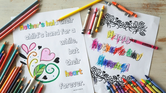 Mother’s Day Coloring Pages