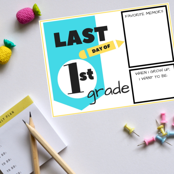 last day of school printables, school, last day of school, 3k, 4k, 5k, 1st grade, 2nd grade, 3rd grade, 4th grade, 5th grade, 6th grade, 7th grade, 8th grade, 9th grade, 10th grade, 11th grade, 12th grade, printable, free printable, family tradition, scrapbook