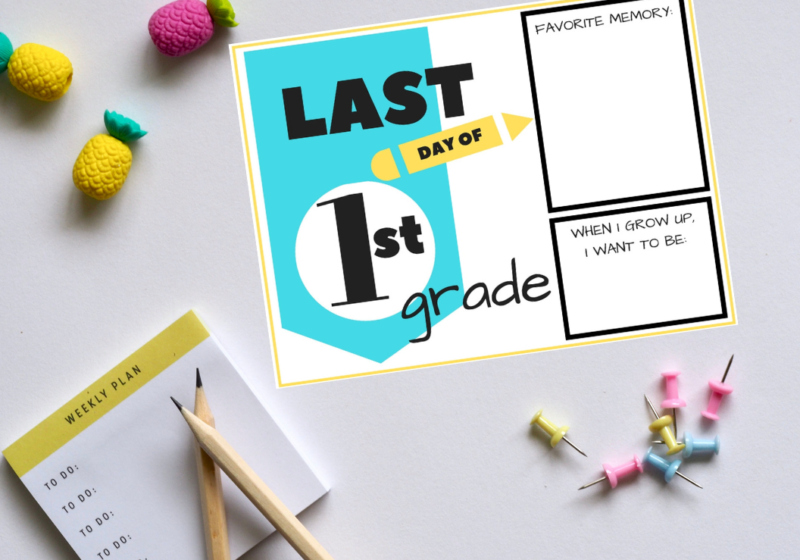last day of school printables, school, last day of school, 3k, 4k, 5k, 1st grade, 2nd grade, 3rd grade, 4th grade, 5th grade, 6th grade, 7th grade, 8th grade, 9th grade, 10th grade, 11th grade, 12th grade, printable, free printable, family tradition, scrapbook