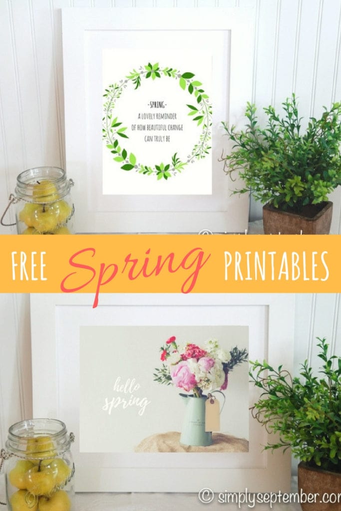 Spring Has Sprung: FREE Spring Printables - Simply September