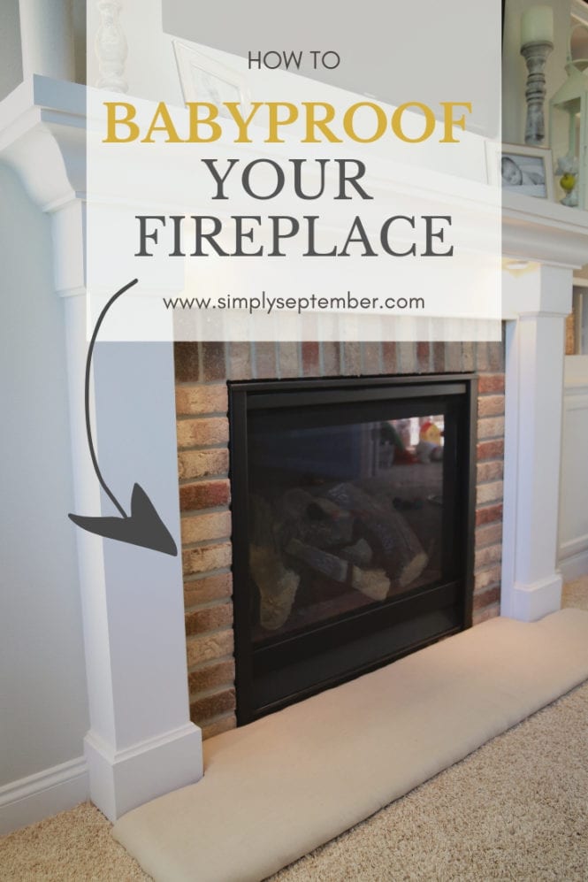 babyproof a fireplace