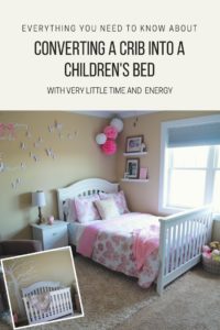 baby crib converts to twin bed