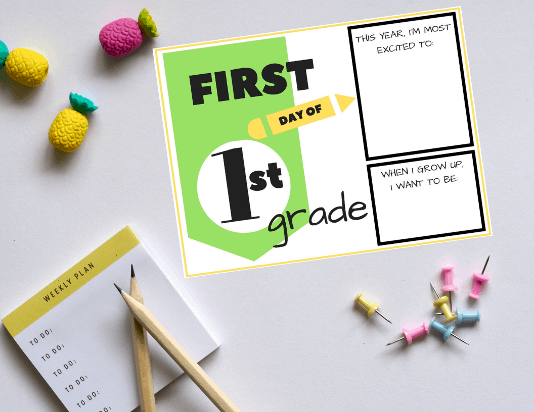 First Day of School Signs FREE Printables Simply September