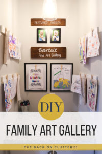 kids art display, diy art gallery, art gallery, gallery, declutter, kid art projects, art projects, display art projects, family art gallery, family display, little artists, kid artists