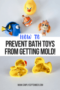 The Scary Truth About Your Childs Bath Toys How To Make Them Safe, bath toys, black mold, mold, moldy bath toys, rubber ducky, making bath toys safe, bath time, bath, toys