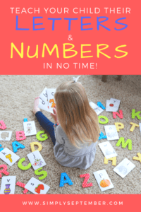 Teach your child their letters & numbers in no time, child learning letters and numbers, letters and numbers, flashcards, ABCs, 123s, ABC, 123, learn letters and numbers in no time, learn alphabet, learn numbers, learn alphabet quickly, preschool learning, teaching toddlers, toddler learning, teaching preschool, preschool learning, learning fun, incorporate learning into everyday life