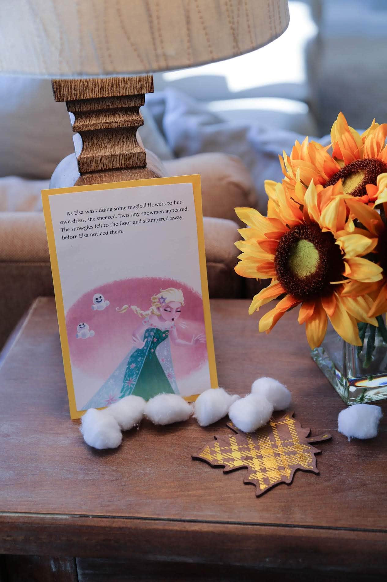 frozen fever menu, frozen fever party menu, frozen party, frozen fever menu, frozen party decor, frozen birthday party, simply September blog, Elsa and Anna, sunflower party, snowgies, frozen fever decorations