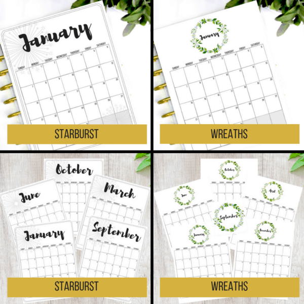 Beautiful and FREE 2019 Calendars: Printables - Simply September