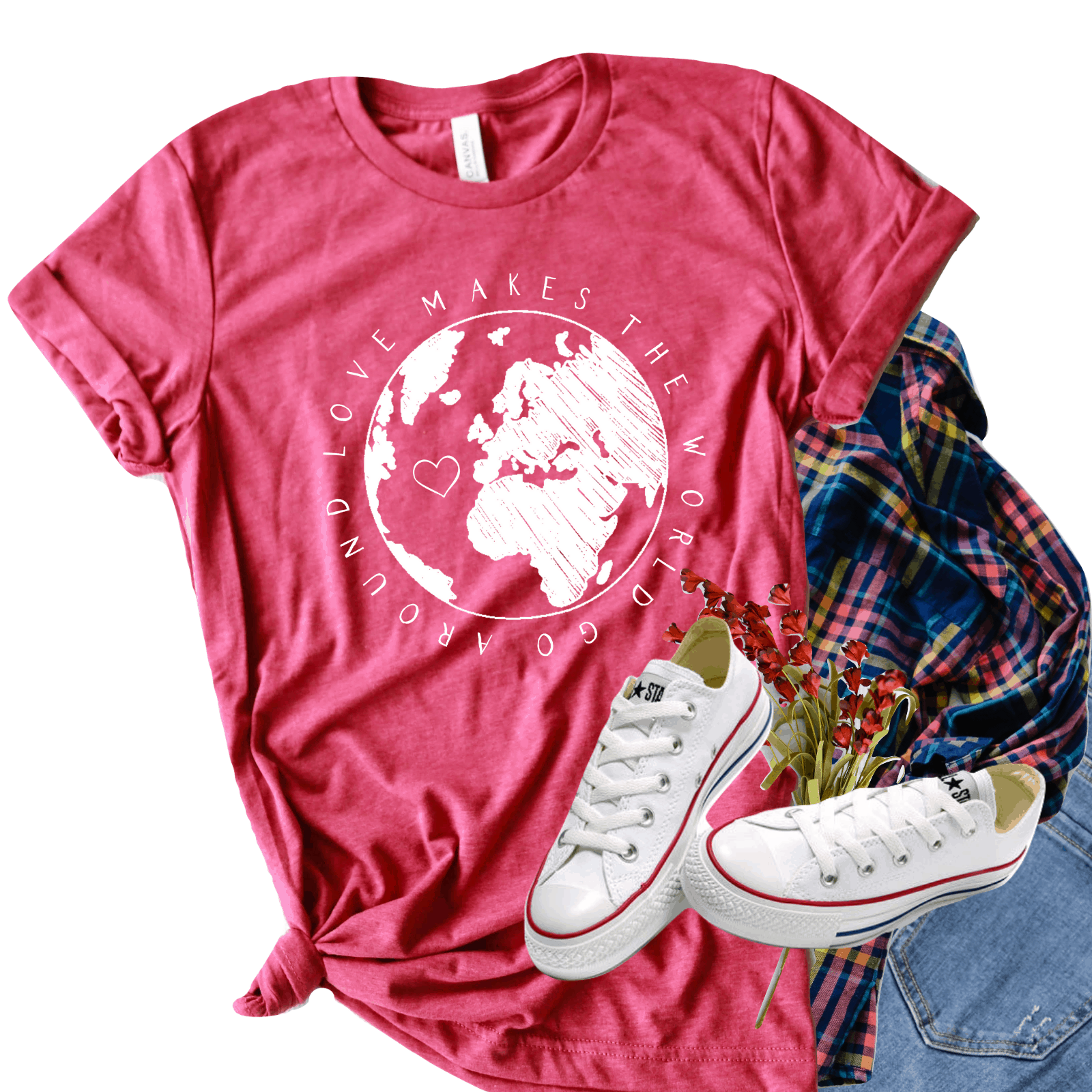 Love makes the world go around Shirt, love shirt, Valentine's Day Shirt, Etsy seller, Etsy shirt, Valentine's Day Etsy shirt, Valentine's Day gift, love shirt, simply September shop
