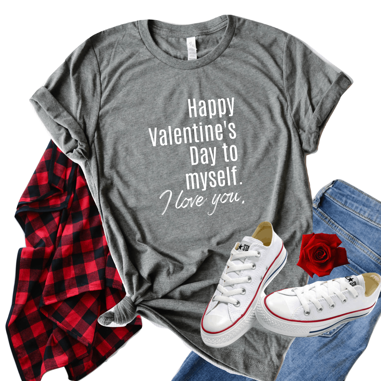 I love you shirt, happy Valentine's Day to myself shirt, love shirt, Valentine's Day Shirt, Etsy seller, Etsy shirt, Valentine's Day Etsy shirt, Valentine's Day gift, love shirt, simply September shop