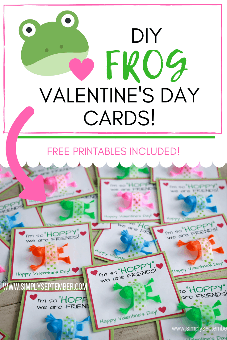 hoppy Valentine's Day cards, Valentine's Day cards, Valentines for kids, frog valentine, frog Valentine's Day cards, valentines day printables, free printables, frog Valentine's Day card, creative Valentine's Day cards, diy Valentine's Day cards, Valentine's Day cards for kids to make
