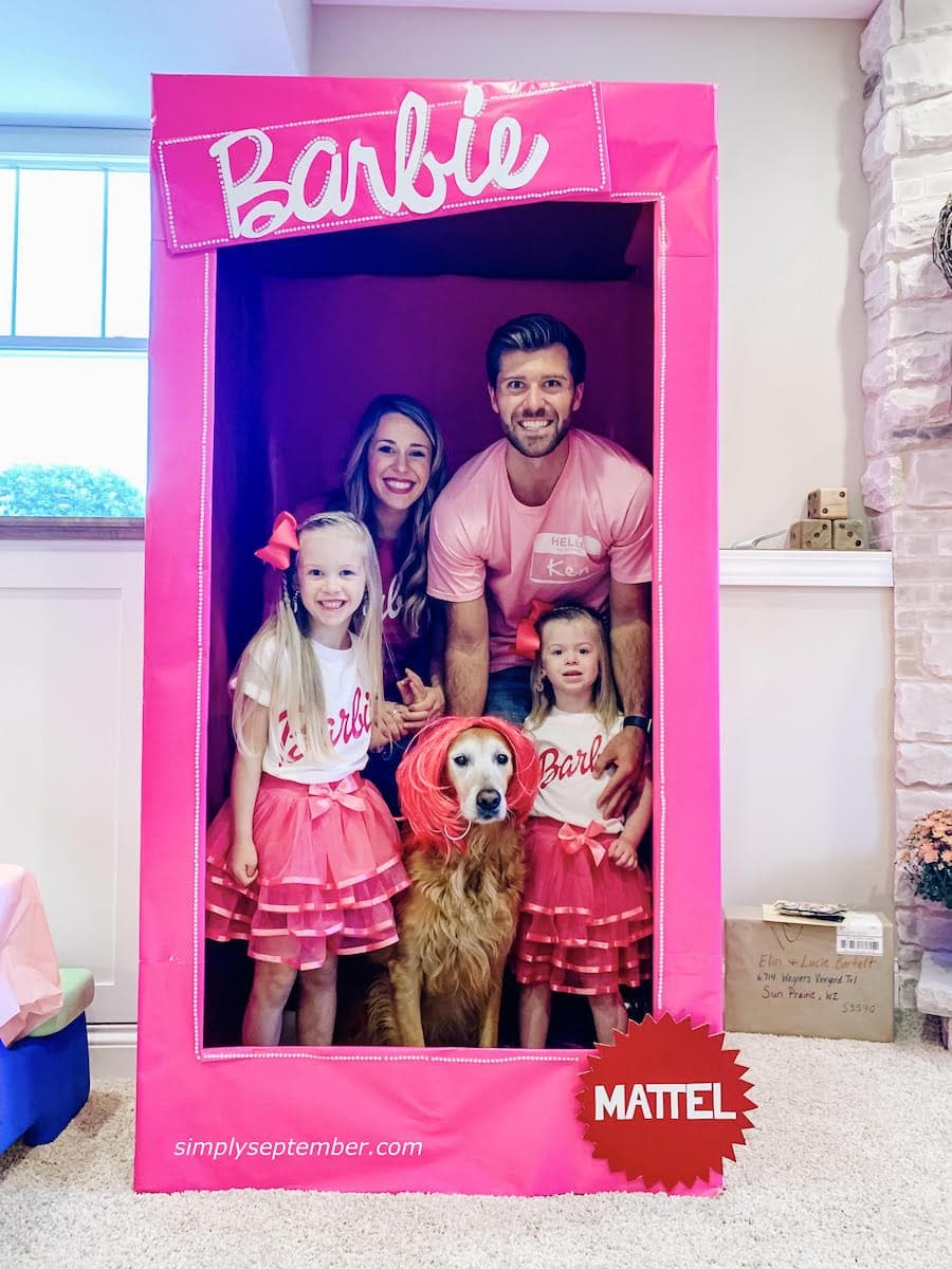 diy barbie box photo booth
