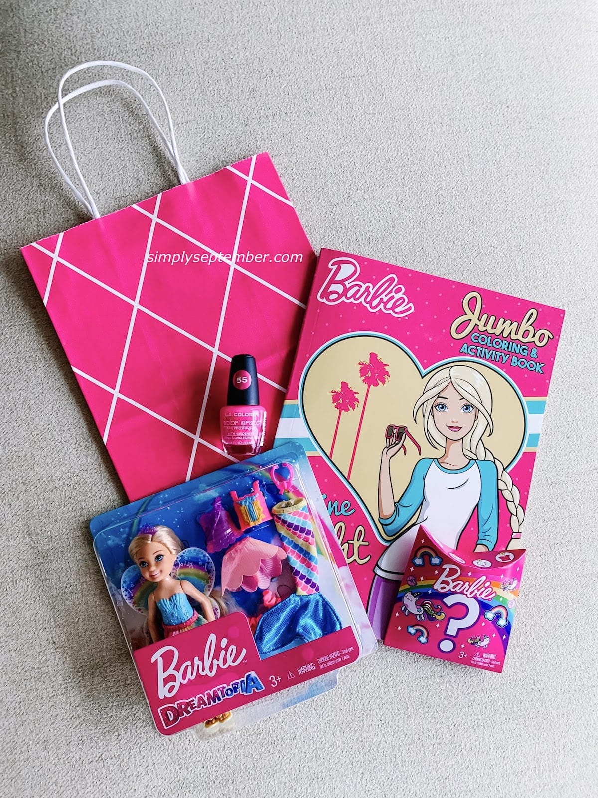 Barbie favor boxes/bag